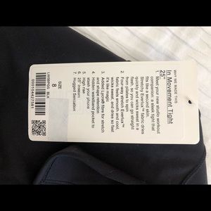 Lululemon In Movement Tight 25”